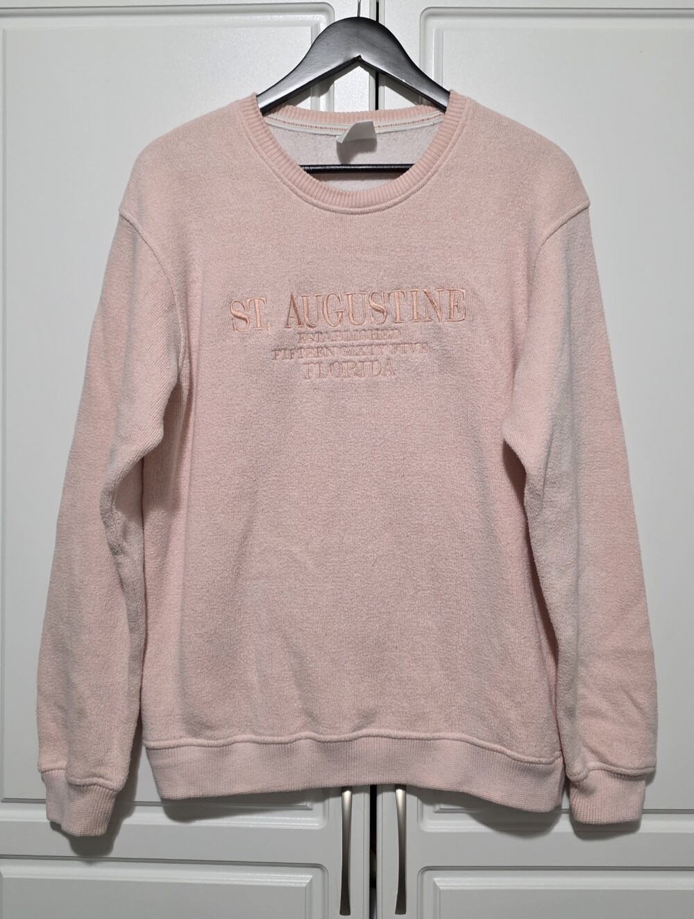 Pacific & Co. Pink Peach Sweatshirt St Augustine Fifteen Sixty Five Florida S